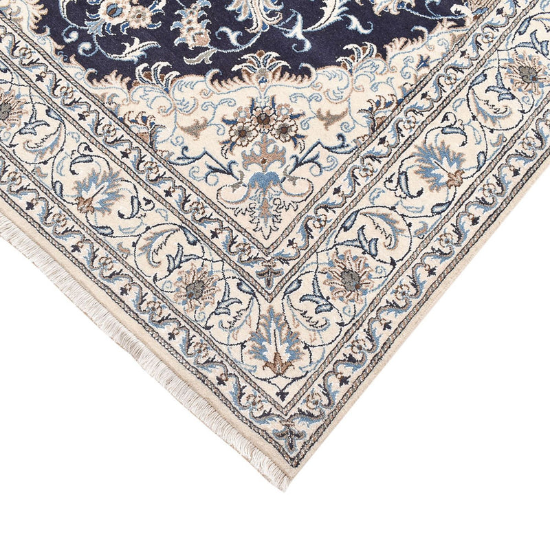 Dywan perski - Nain - 236 x 165 cm - ciemnoniebieski