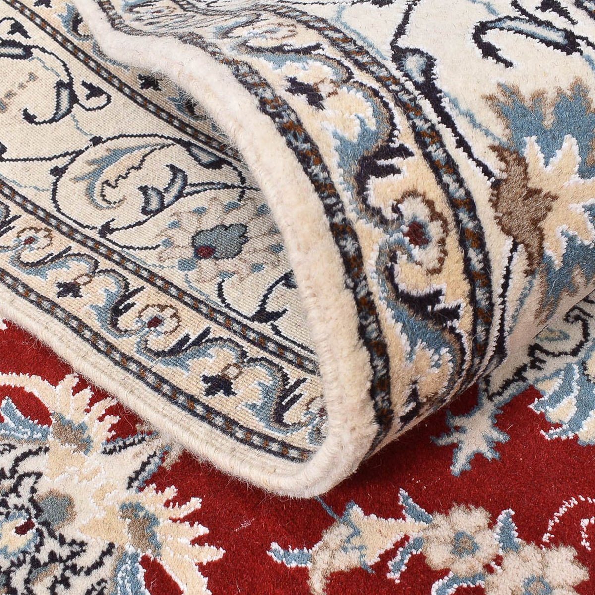 Dywan perski - Nain - 237 x 165 cm - czerwony