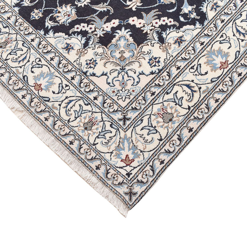 Dywan perski - Nain - 242 x 162 cm - ciemnoniebieski