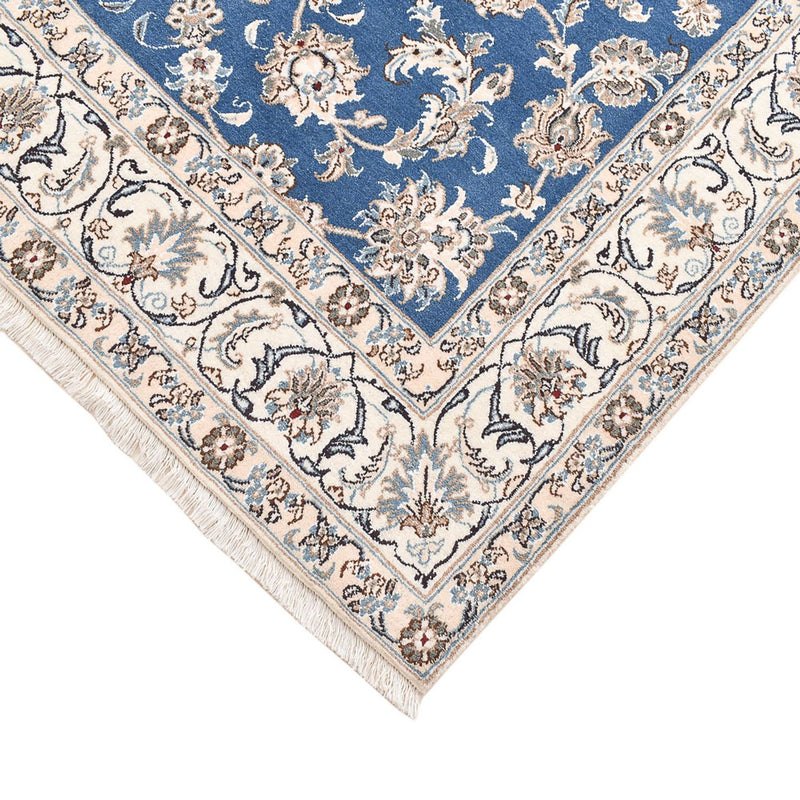 Dywan perski - Nain - 242 x 165 cm - niebieski