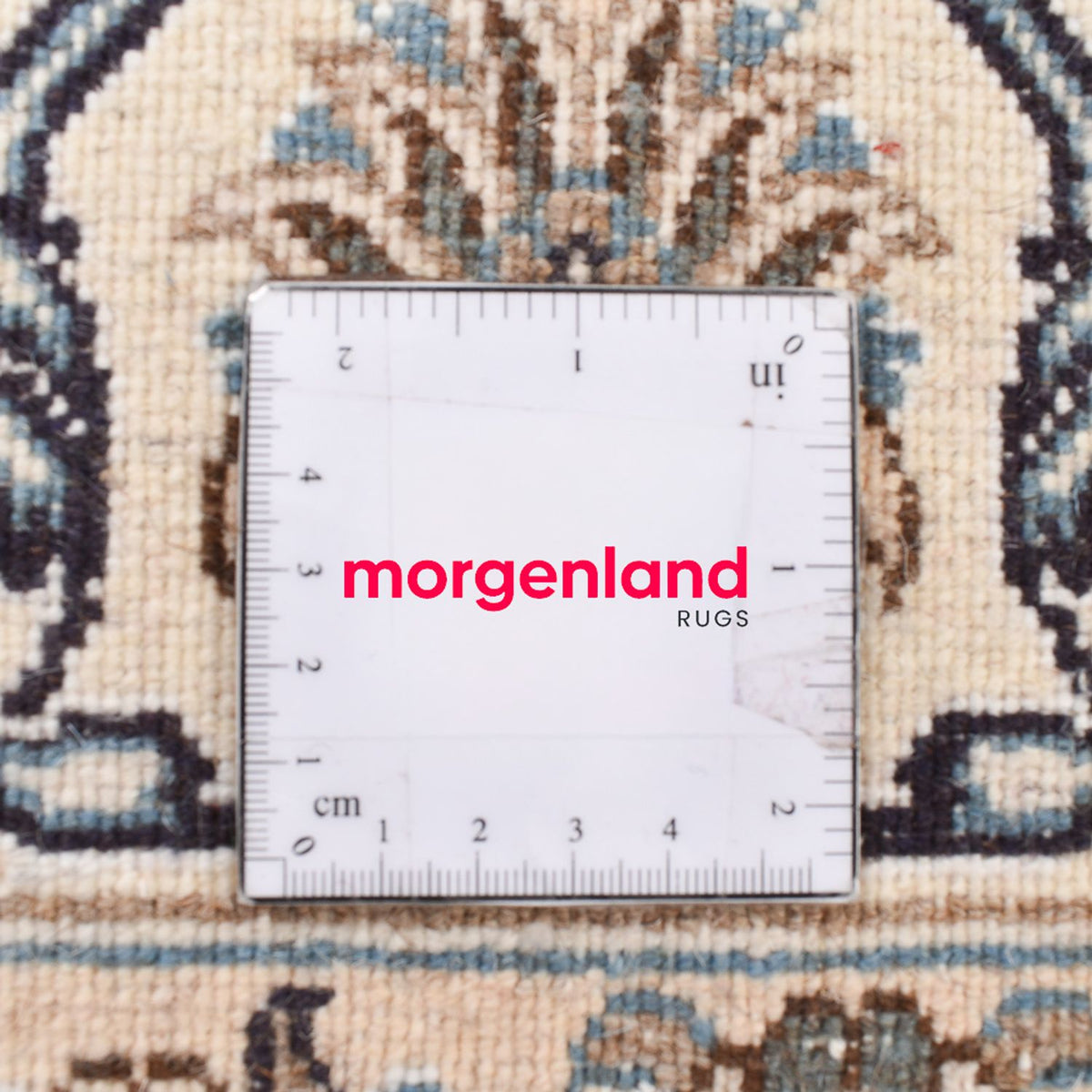 Dywan perski - Nain - 242 x 165 cm - niebieski