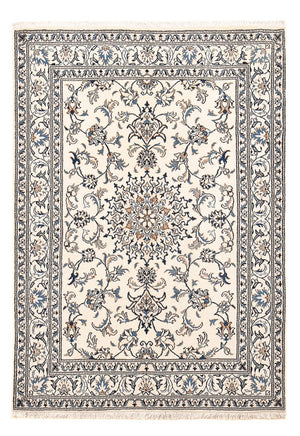 Dywan perski - Nain - 203 x 145 cm - jasnoszary