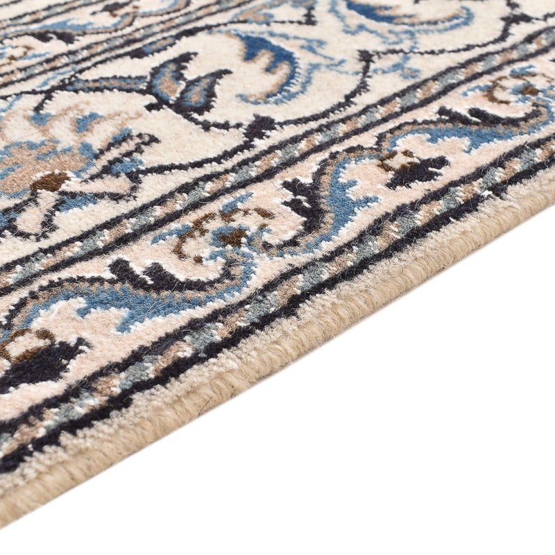 Dywan perski - Nain - 203 x 145 cm - jasnoszary