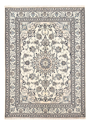 Dywan perski - Nain - 209 x 149 cm - jasnoszary