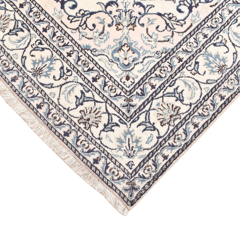 Dywan perski - Nain - 209 x 149 cm - jasnoszary