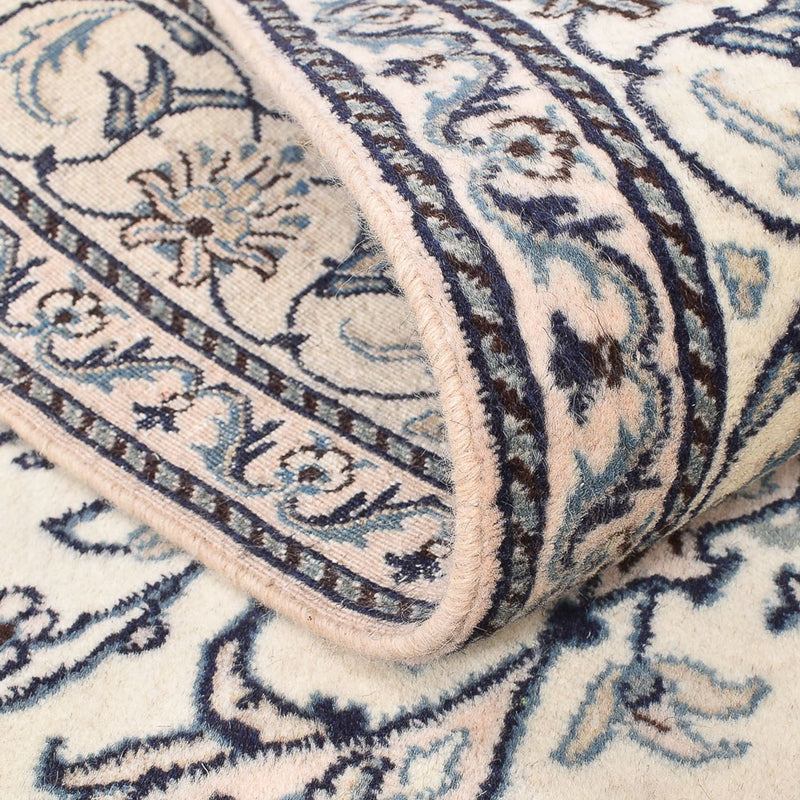 Dywan perski - Nain - 209 x 149 cm - jasnoszary