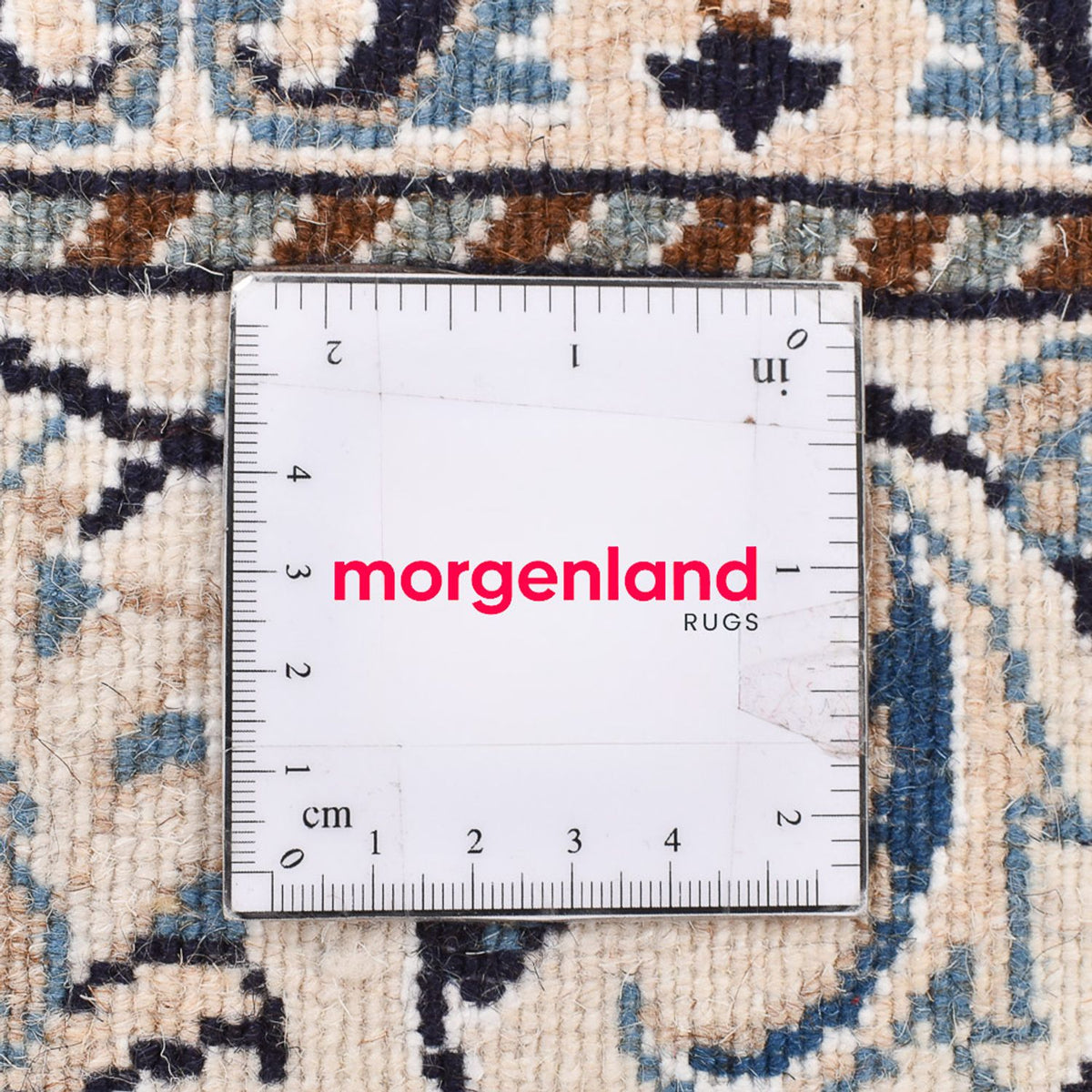 Dywan perski - Nain - 198 x 143 cm - jasny beż