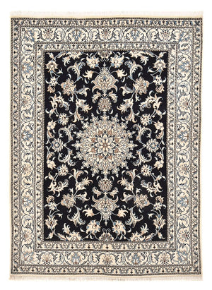 Dywan perski - Nain - 198 x 147 cm - ciemnoniebieski