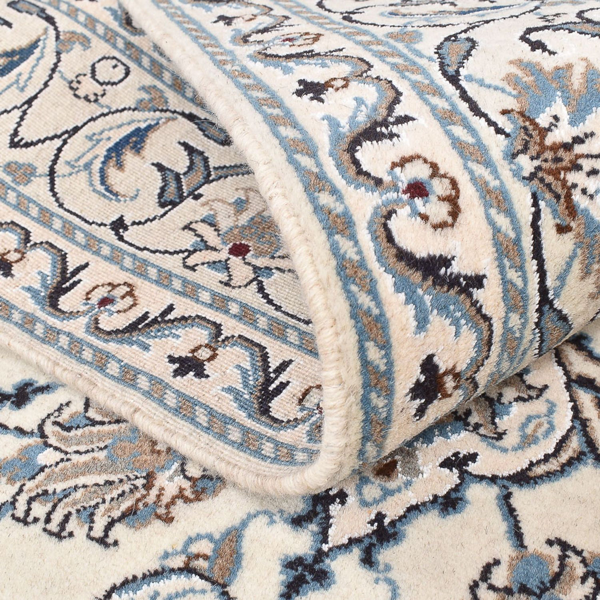 Dywan perski - Nain - 207 x 149 cm - jasny beż