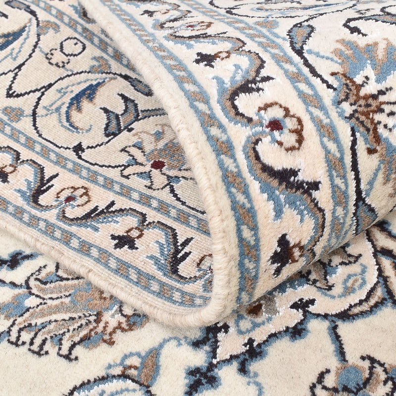 Dywan perski - Nain - 207 x 149 cm - jasny beż