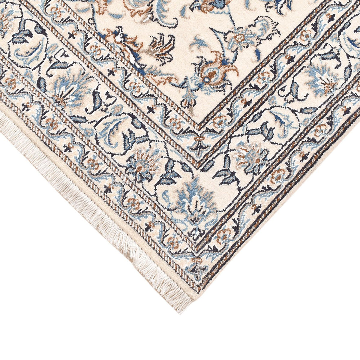 Dywan perski - Nain - 195 x 147 cm - jasny beż