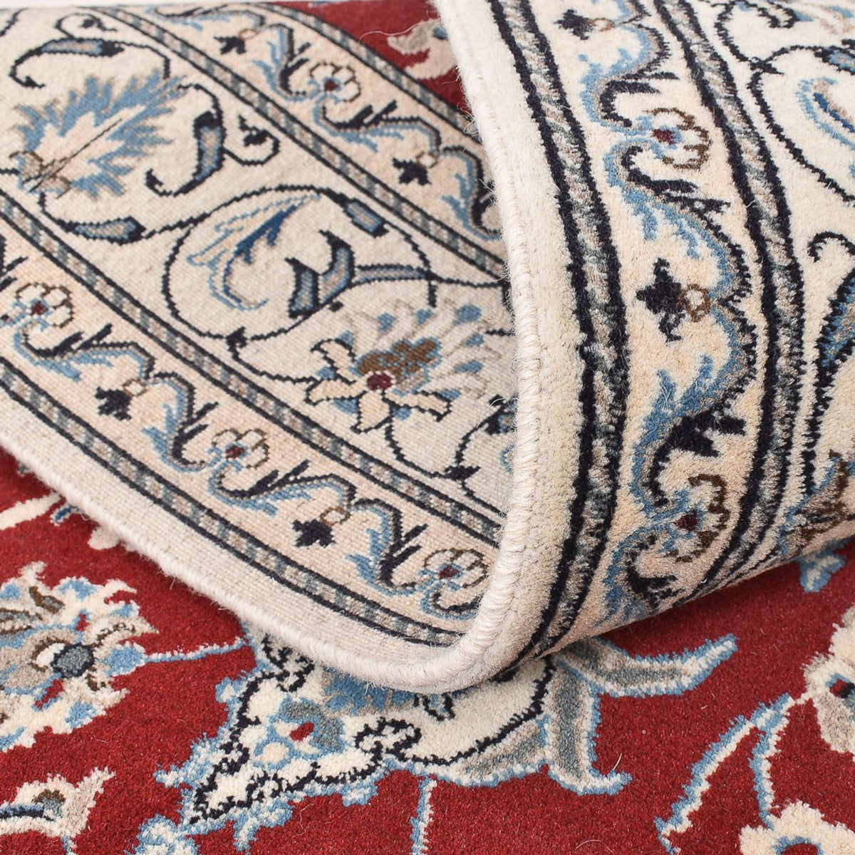 Dywan perski - Nain - 195 x 143 cm - czerwony