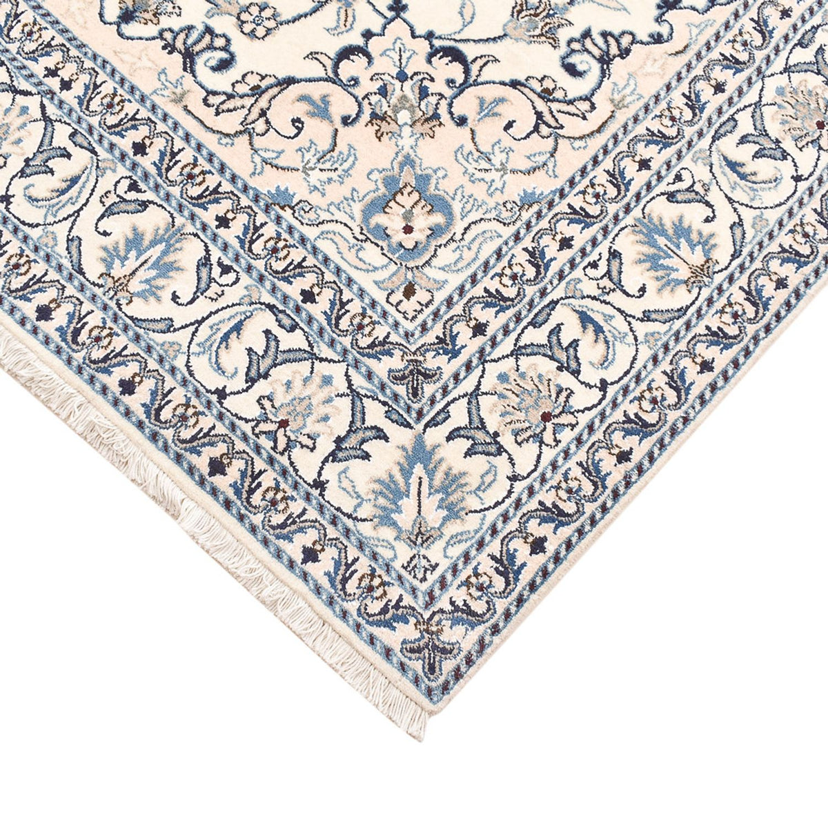 Dywan perski - Nain - 207 x 152 cm - jasny beż