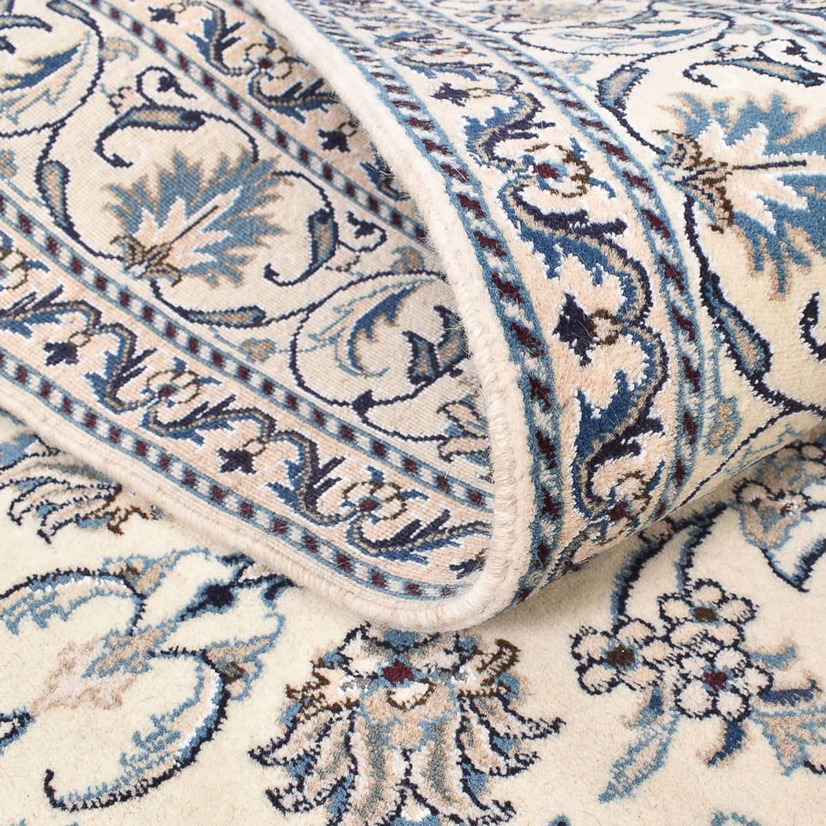 Dywan perski - Nain - 207 x 152 cm - jasny beż