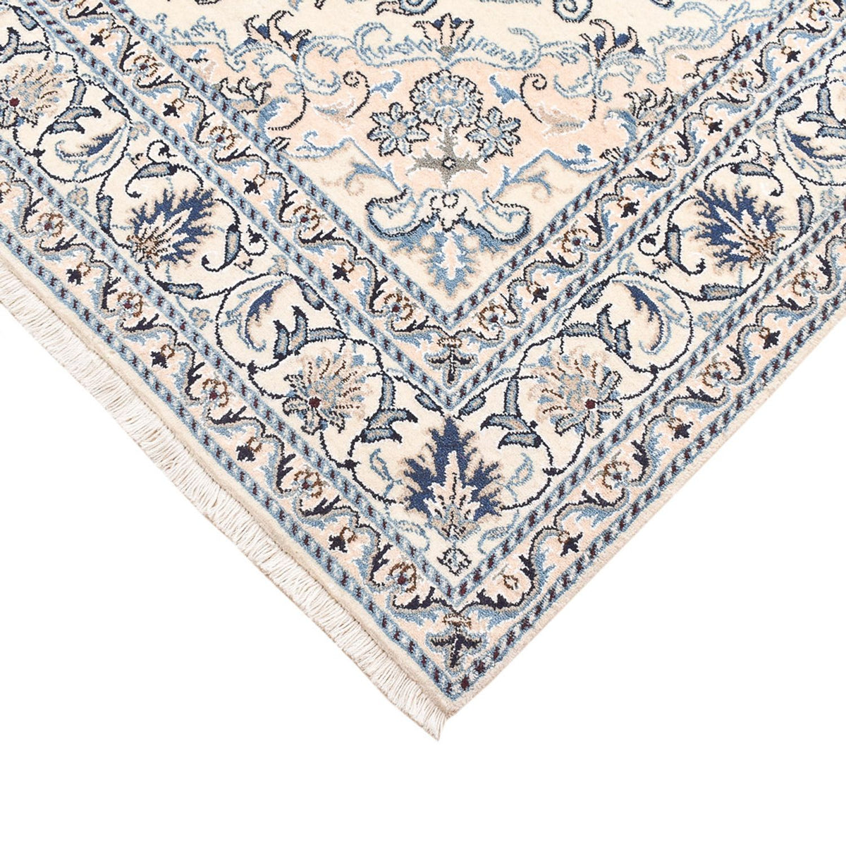 Dywan perski - Nain - 203 x 148 cm - jasny beż