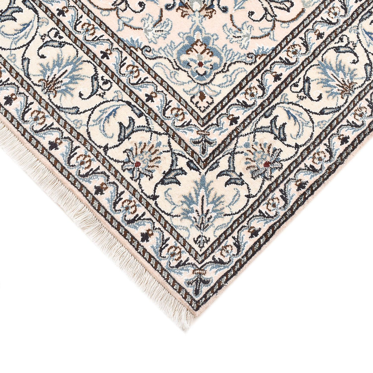 Dywan perski - Nain - 200 x 148 cm - jasny beż