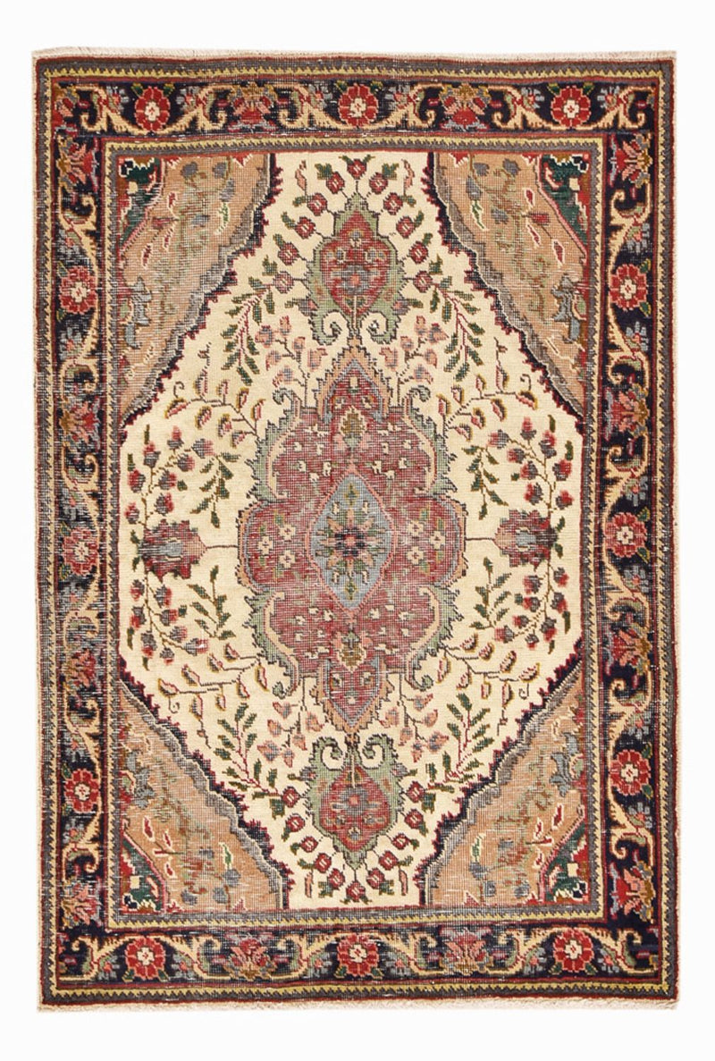 Dywan perski - Tabriz - 146 x 98 cm - wielokolorowy