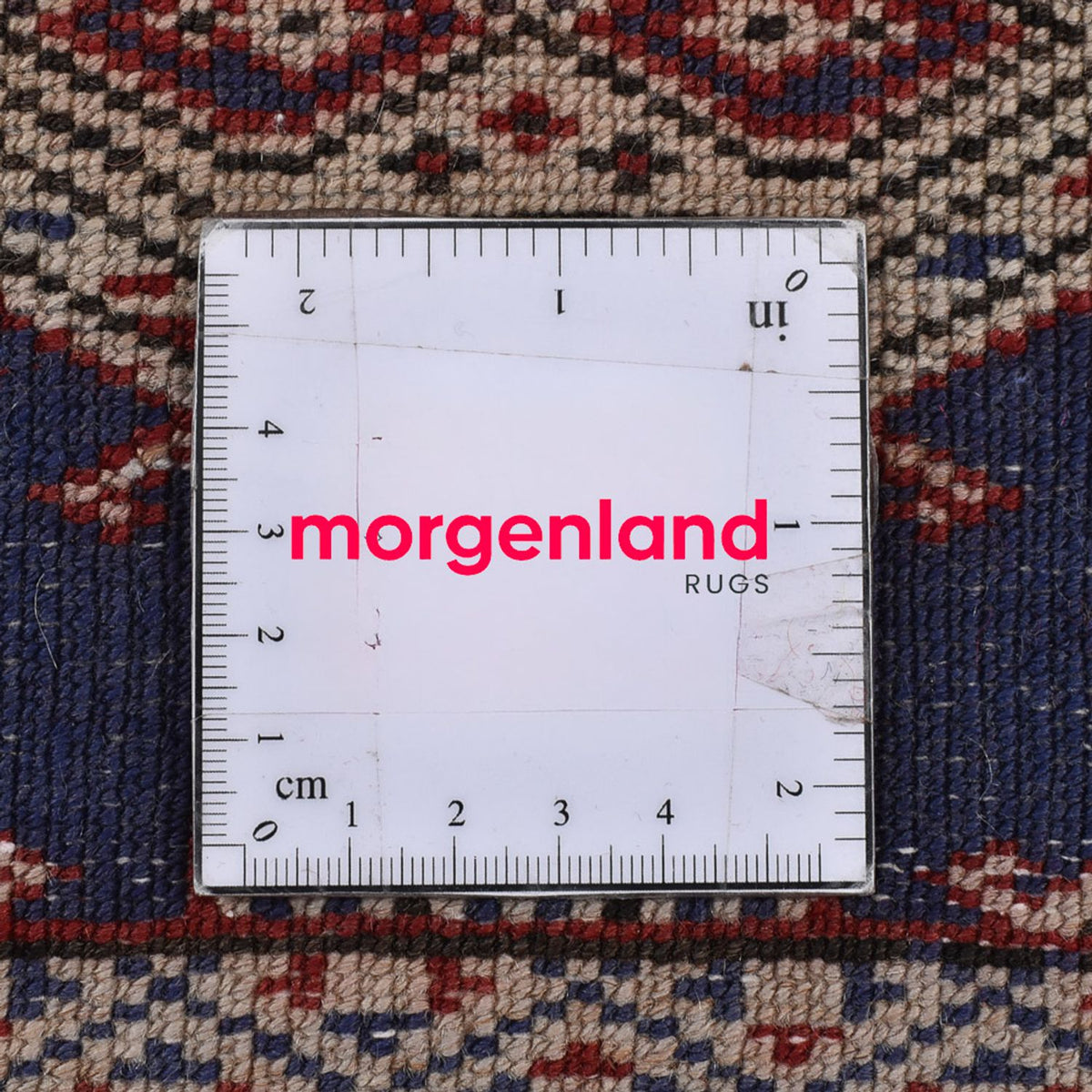 Dywan turkmeński - 136 x 101 cm - ciemnoniebieski