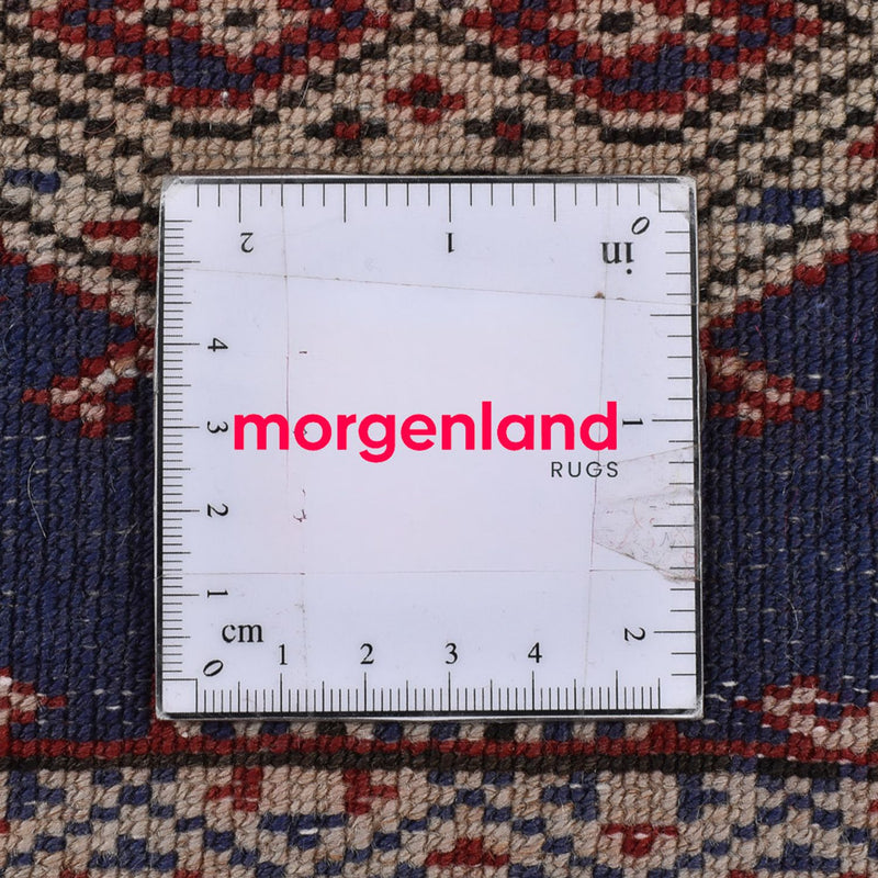 Dywan turkmeński - 136 x 101 cm - ciemnoniebieski