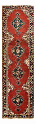 Biegacz Dywan perski - Tabriz - 340 x 96 cm - czerwony