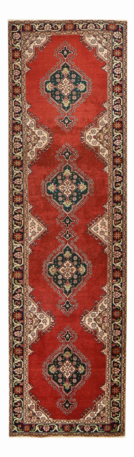 Biegacz Dywan perski - Tabriz - 340 x 96 cm - czerwony