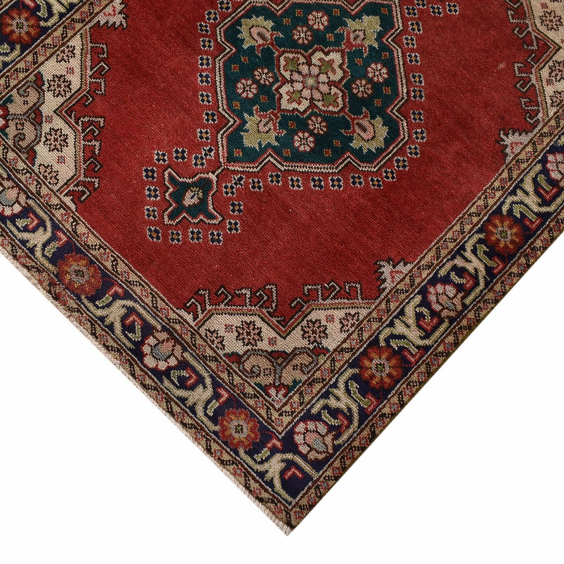 Biegacz Dywan perski - Tabriz - 340 x 96 cm - czerwony
