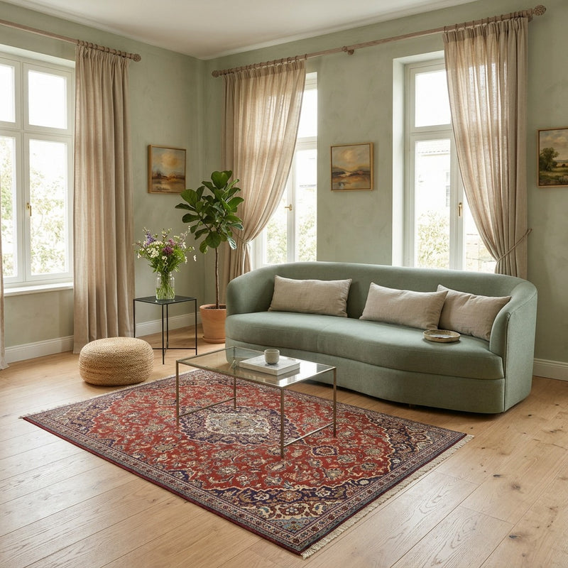 Kashan Dywan 244x146cm - Dywan perski