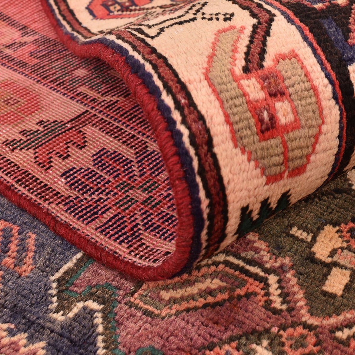 Perski dywan - Nomadyczny - 237 x 155 cm - jasna czerwień