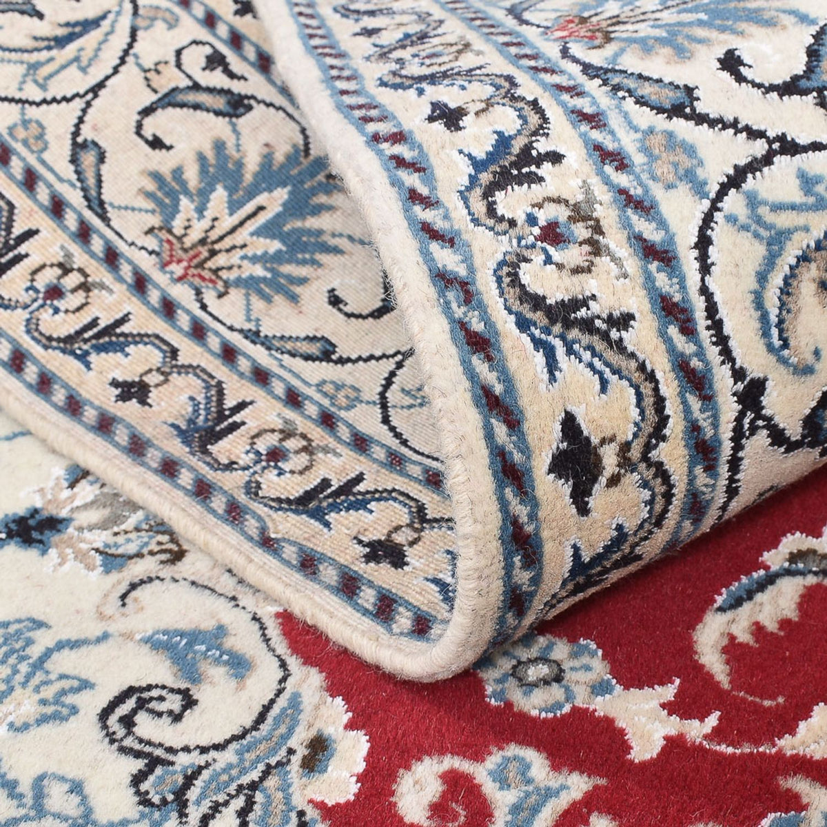 Dywan perski - Nain - 200 x 149 cm - czerwony