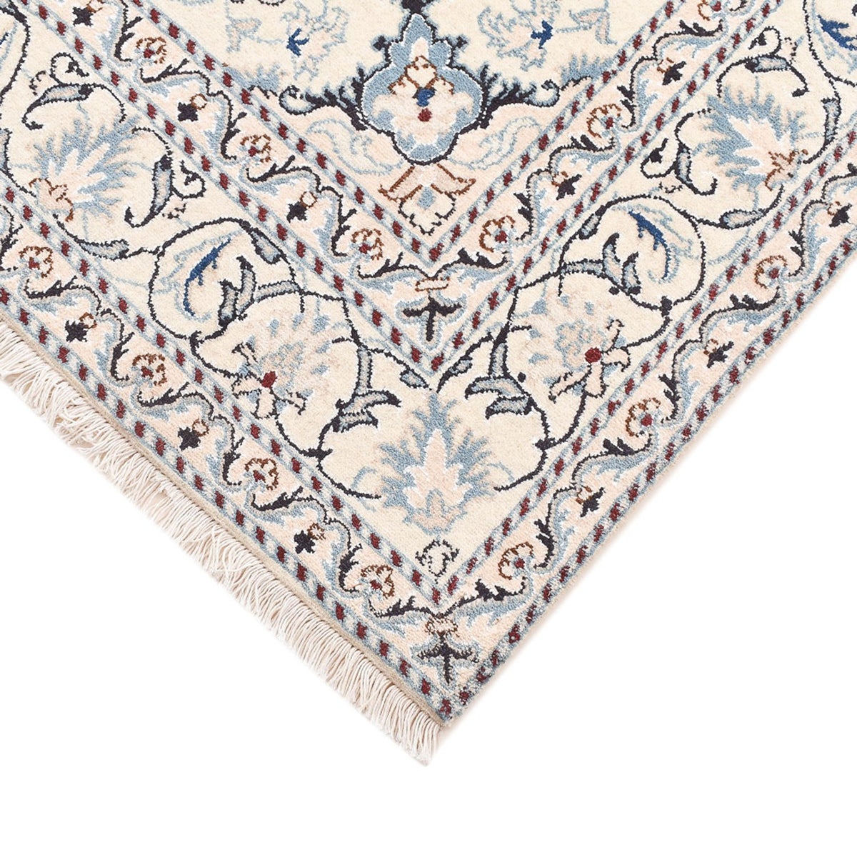 Dywan perski - Nain - 198 x 149 cm - niebieski