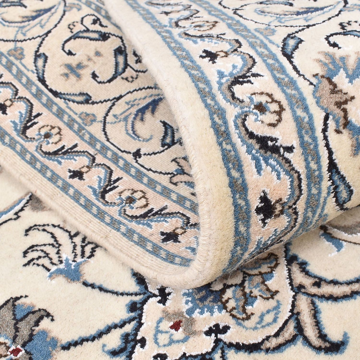 Dywan perski - Nain - 195 x 150 cm - jasny beż