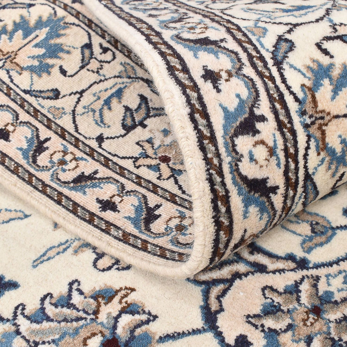 Dywan perski - Nain - 195 x 150 cm - jasny beż