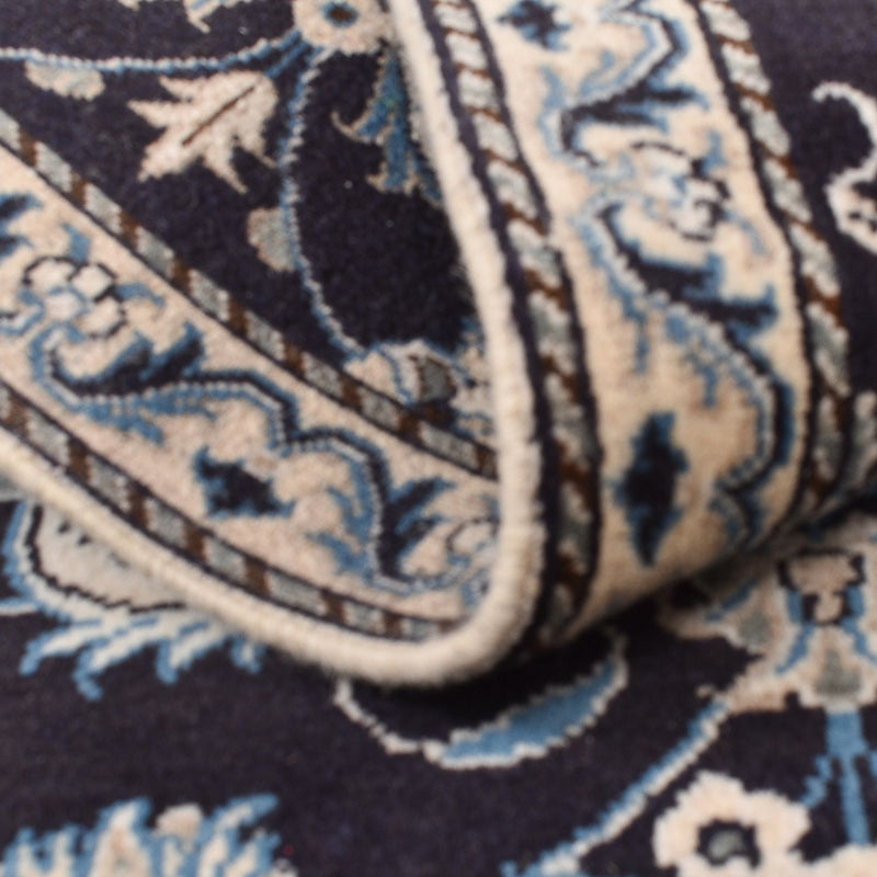 Dywan perski - Nain - 141 x 90 cm - ciemnoniebieski