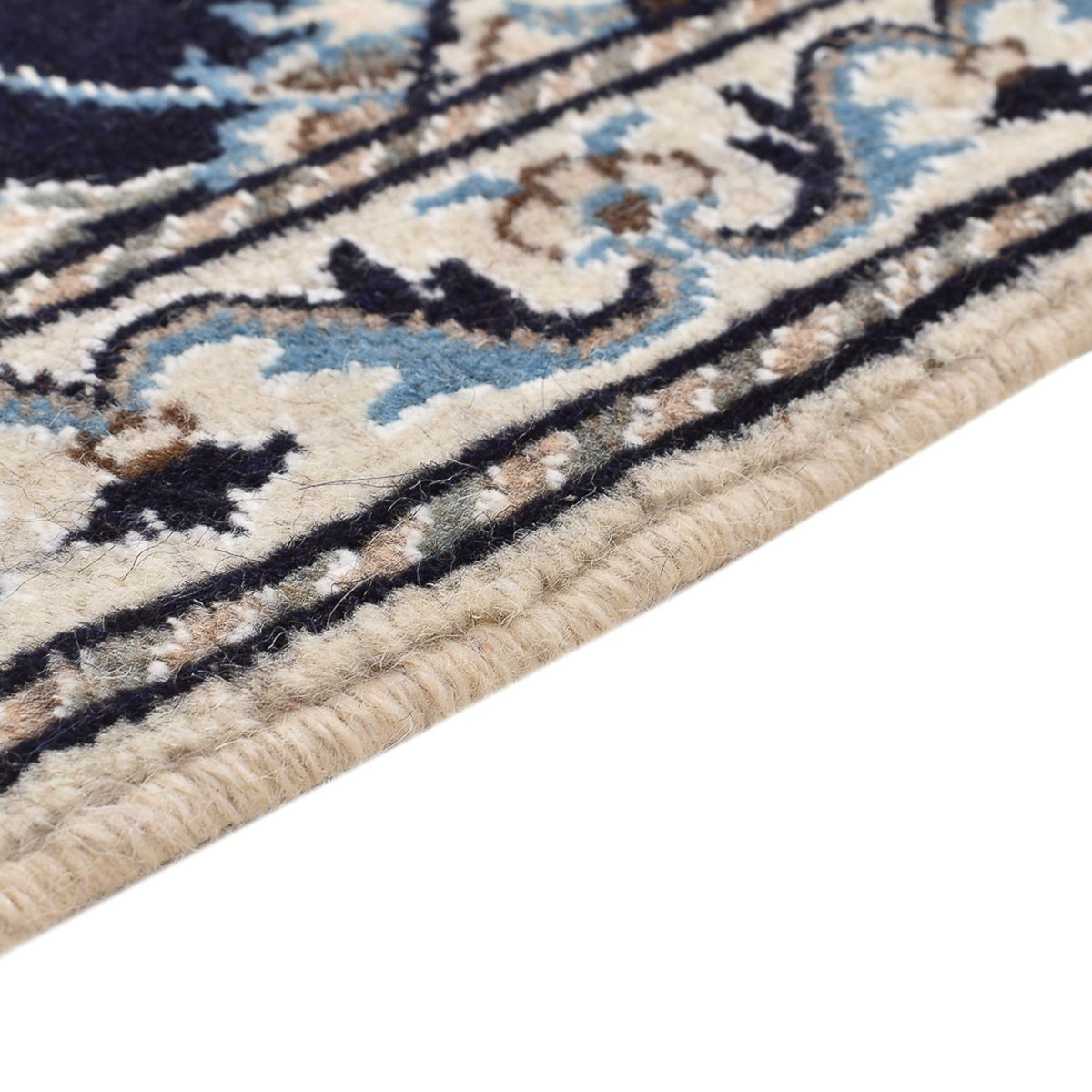 Dywan perski - Nain - 143 x 90 cm - ciemnoniebieski