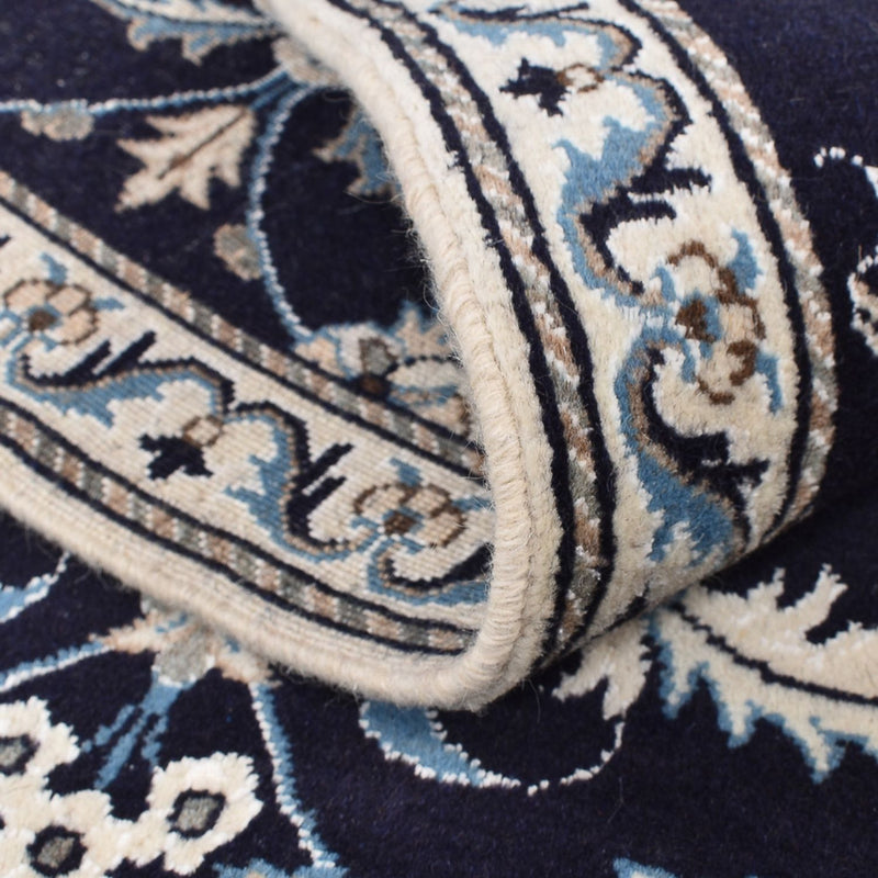 Dywan perski - Nain - 143 x 90 cm - ciemnoniebieski