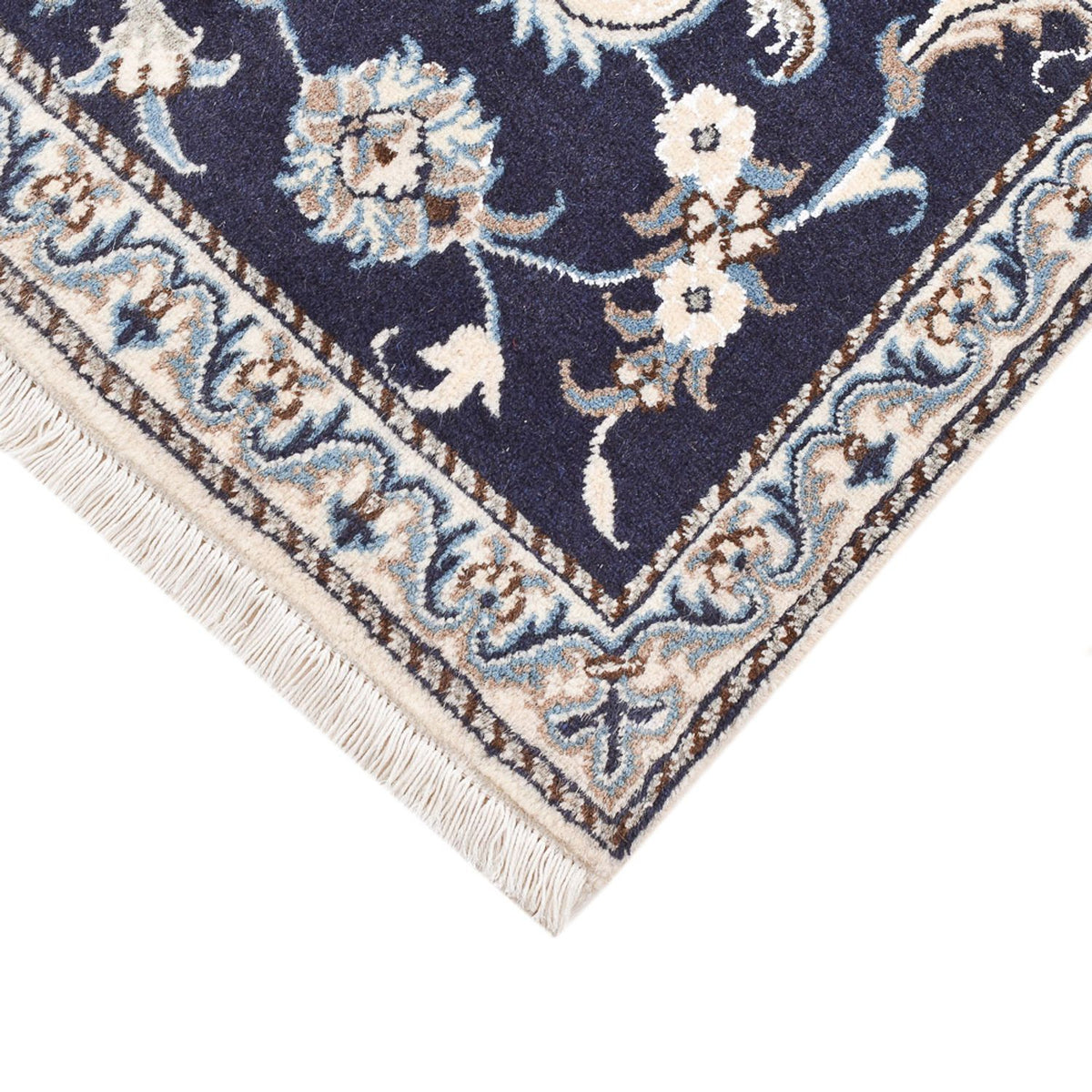 Dywan perski - Nain - 140 x 87 cm - ciemny beż