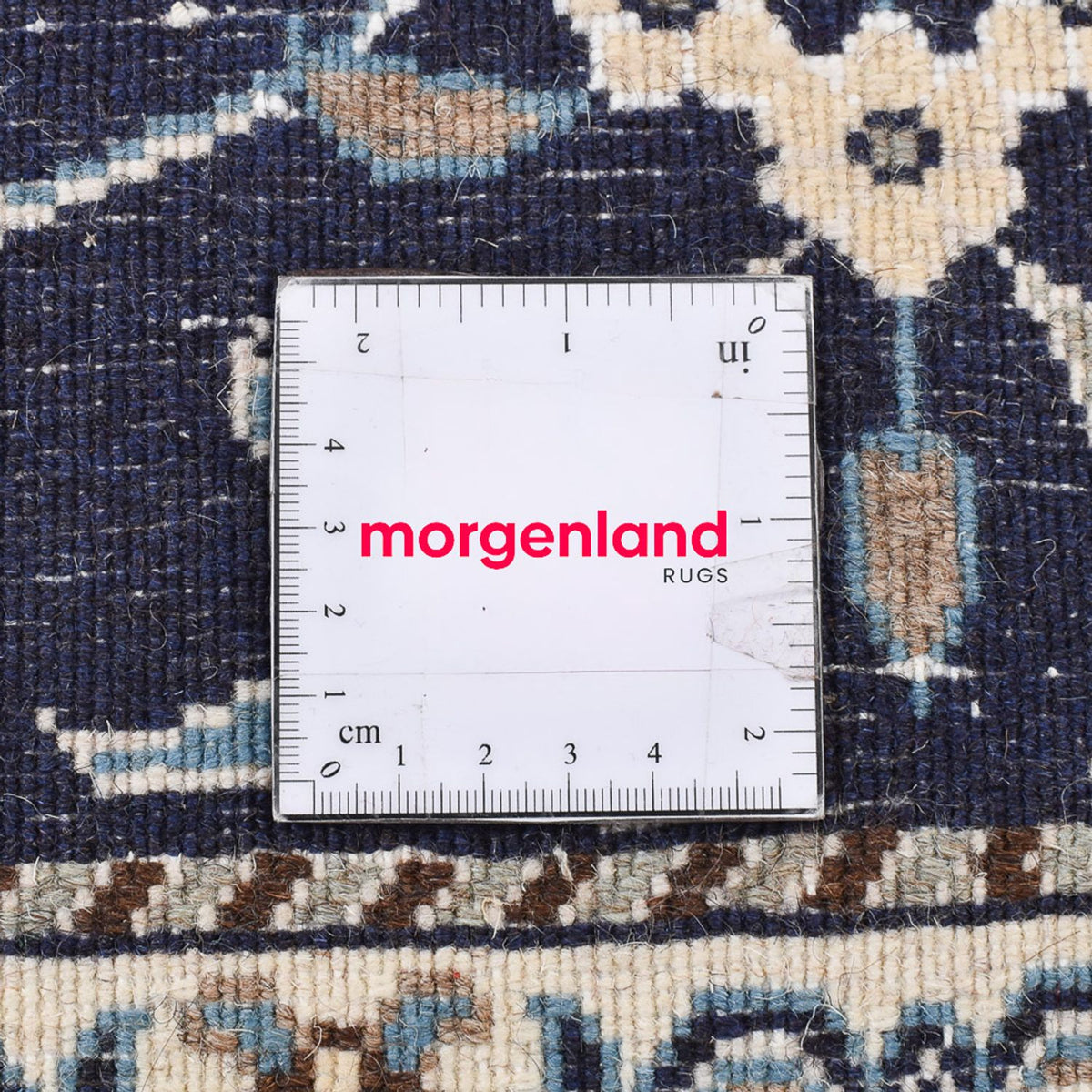 Dywan perski - Nain - 140 x 87 cm - ciemny beż