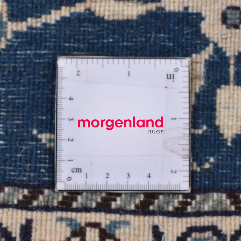 Dywan perski - Nain - 133 x 90 cm - niebieski