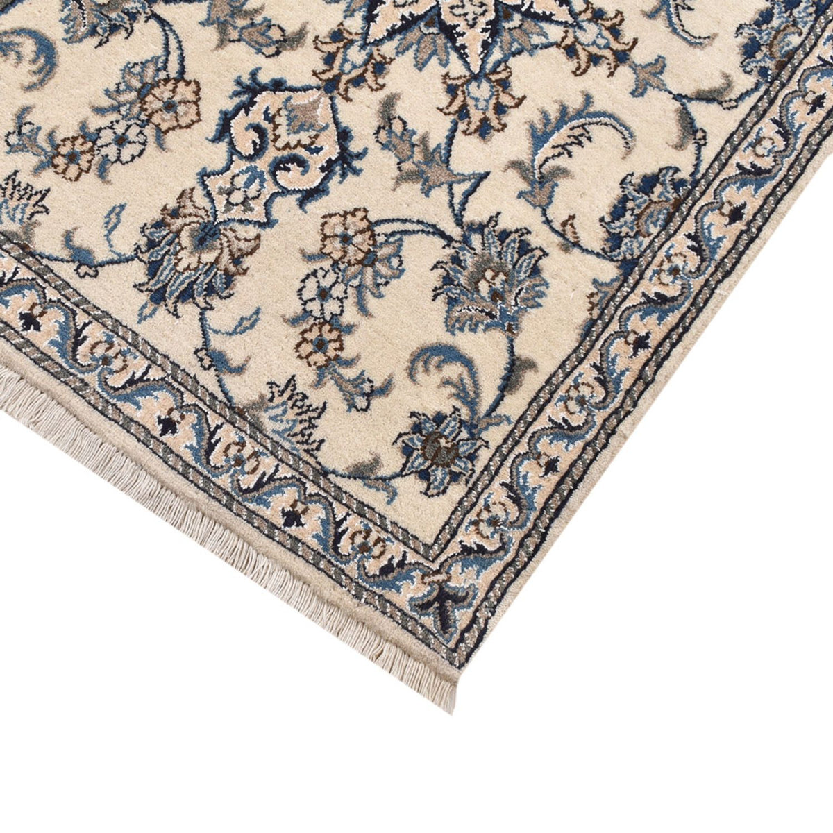 Biegacz Dywan perski - Nain - 295 x 77 cm - biały