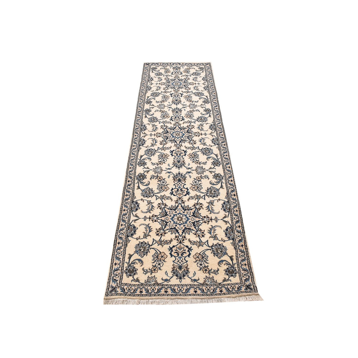 Biegacz Dywan perski - Nain - 295 x 77 cm - biały