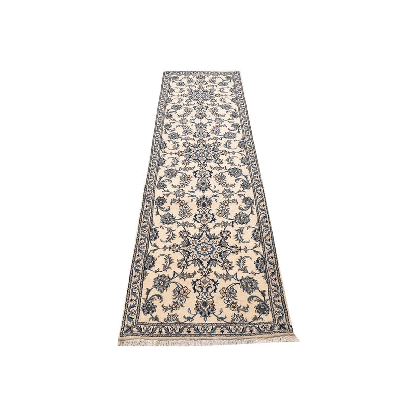 Biegacz Dywan perski - Nain - 295 x 77 cm - biały