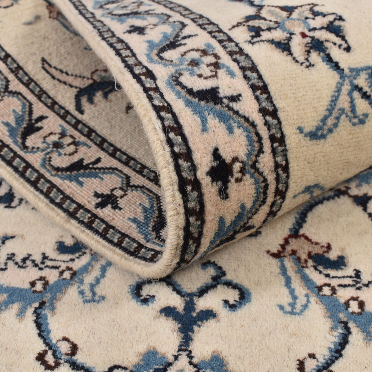 Biegacz Dywan perski - Nain - 290 x 80 cm - beżowy