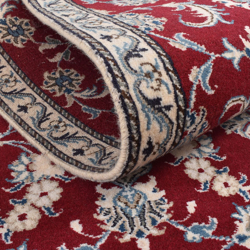 Biegacz Dywan perski - Nain - 385 x 78 cm - ciemna czerwień