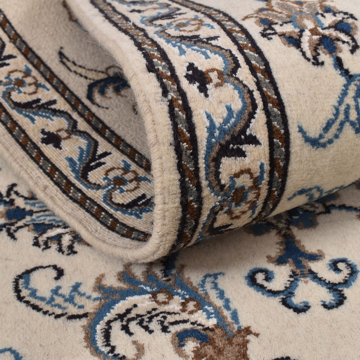 Biegacz Dywan perski - Nain - 310 x 77 cm - beżowy