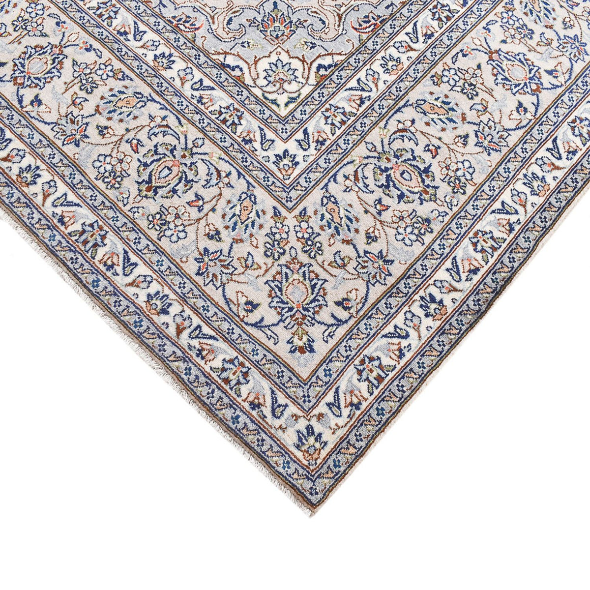 Dywan perski - Keshan - 350 x 242 cm - szary