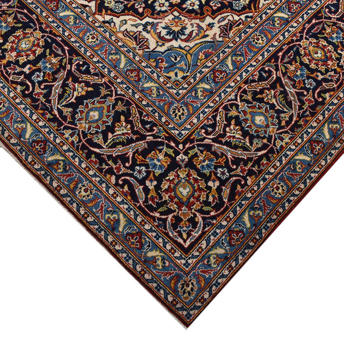 Dywan perski - Keshan - 392 x 264 cm - czerwony