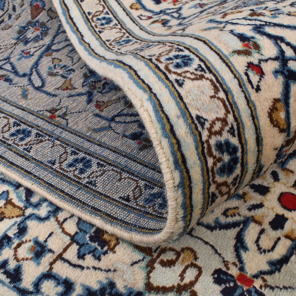 Dywan perski - Keshan - 300 x 195 cm - ciemny beż