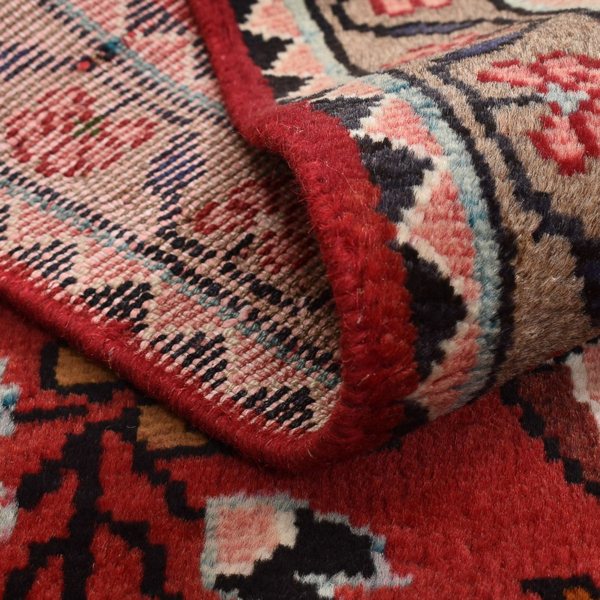 Perski dywan - Nomadyczny - 128 x 60 cm - czerwony