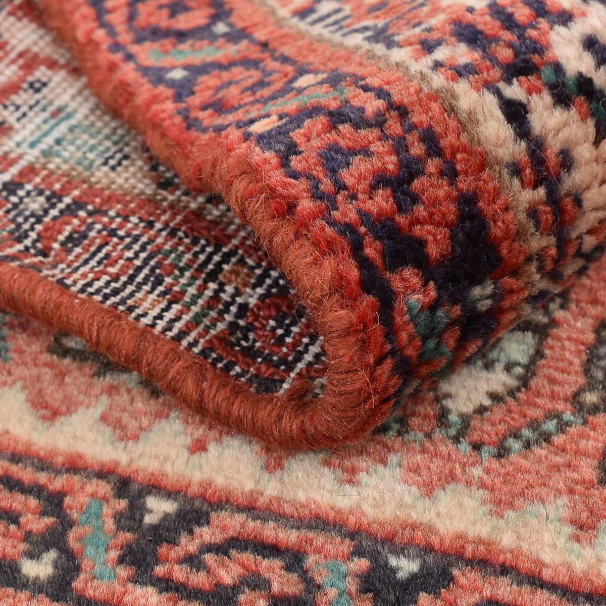 Perski dywan - Nomadyczny - 102 x 75 cm - jasna czerwień