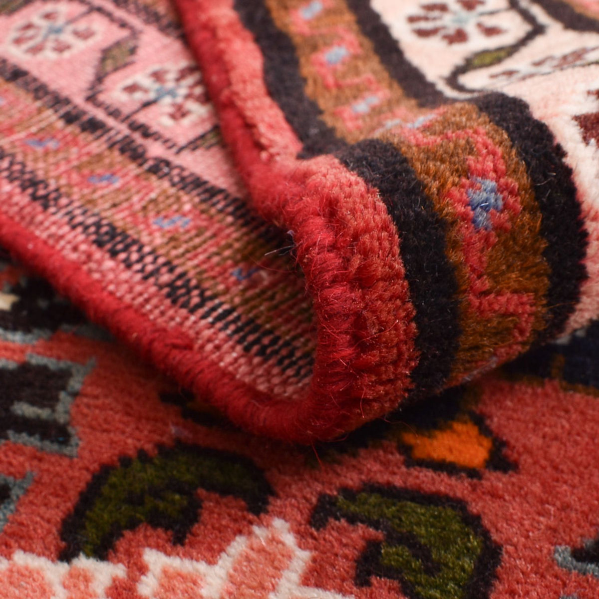 Perski dywan - Nomadyczny - 136 x 76 cm - ciemna czerwień